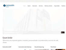 Tablet Screenshot of cesoin.com